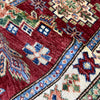 Kazak Rug Handmade Red Medallion 6' Runner