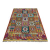 Hand Made Afghan Kilim – 4' 2" x 6' 2" ft (127 x 187 cm) | SKU: Y39664