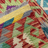 Hand Made Afghan Kilim – 4' 2" x 6' 2" ft (127 x 187 cm) | SKU: Y39664
