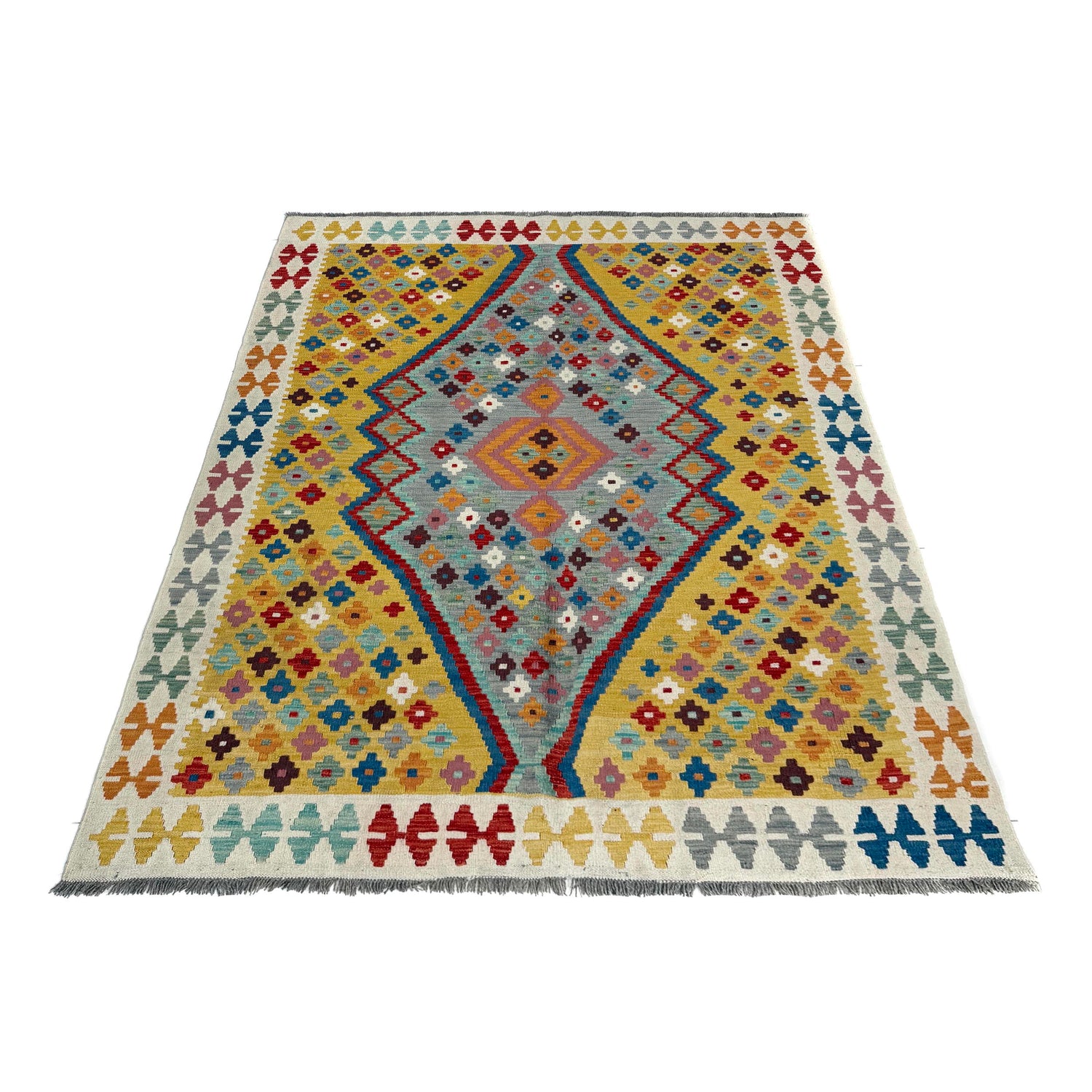 Hand Made Afghan Kilim – 154 x 198 cm | SKU: Y39666