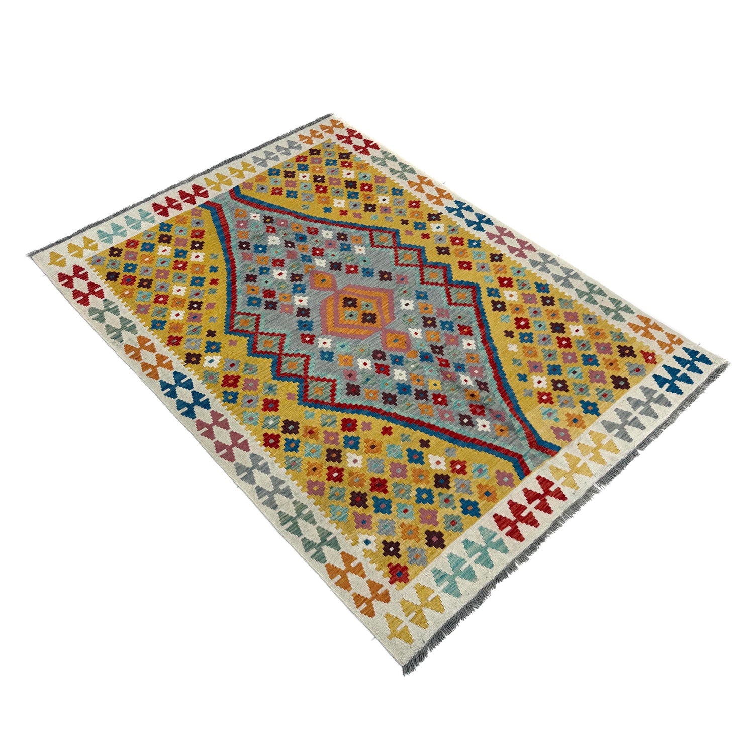 Hand Made Afghan Kilim – 154 x 198 cm | SKU: Y39666