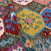 Handmade Turkish Design Wool Kilim – 4' 0" x 5' 3" ft (122 x 160 cm) | SKU: Y39667