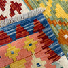 Handmade Turkish Design Wool Kilim – 4' 1" x 5' 10" ft (124 x 178 cm) | SKU: Y39670