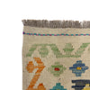 Hand-Knotted Multi Geometric Vegetable Kilim Area Rug – 3' 3" x 4' 11" ft (100 x 149 cm) | SKU: Y39671