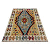 Hand Knotted Afghan Style Kilim – 3' 6" x 4' 9" ft (107 x 146 cm) | SKU: Y39673