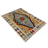 Hand Knotted Afghan Style Kilim – 3' 6" x 4' 9" ft (107 x 146 cm) | SKU: Y39673