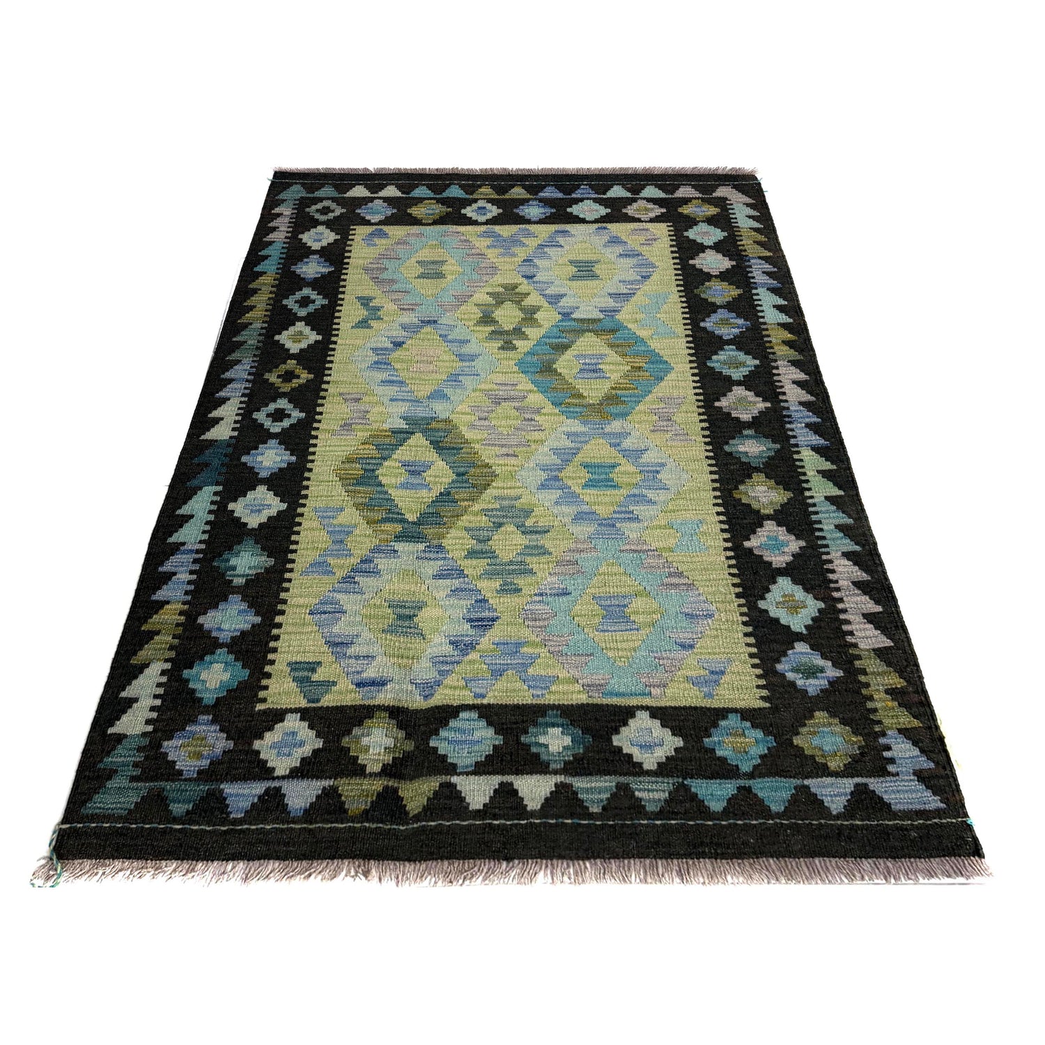 Small Size Chobi Kilim – 3' 5" x 4' 10" ft (105 x 147 cm) | SKU: Y39675
