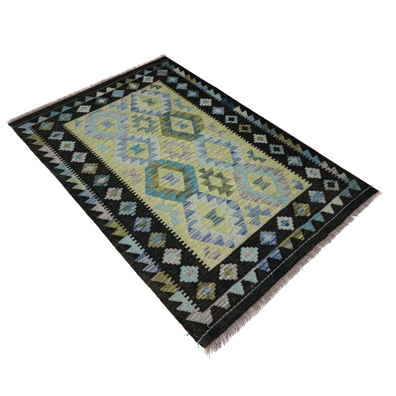 Small Size Chobi Kilim – 3' 5" x 4' 10" ft (105 x 147 cm) | SKU: Y39675