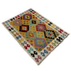 Hand Made Afghan Kilim – 3' 7" x 5' 0" ft (110 x 152 cm) | SKU: Y39676