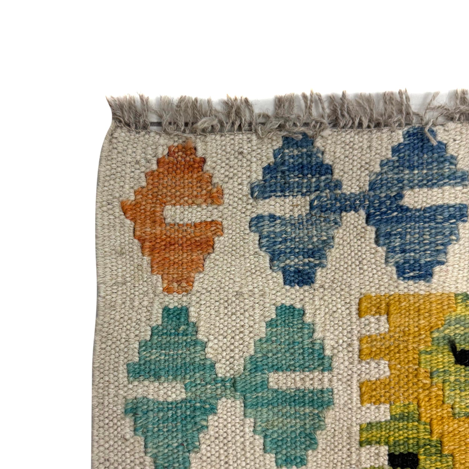 Hand Made Afghan Kilim – 3' 7" x 5' 0" ft (110 x 152 cm) | SKU: Y39676