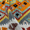 Handmade Vegetable Kelim – 3' 7" x 4' 9" ft (110 x 145 cm) | SKU: Y39677
