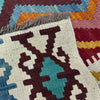 Handmade Vegetable Kelim – 3' 5" x 4' 11" ft (103 x 150 cm) | SKU: Y39678
