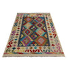 Handmade Turkish Design Wool Kilim – 3' 5" x 4' 10" ft (103 x 148 cm) | SKU: Y39679