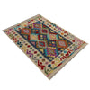 Handmade Turkish Design Wool Kilim – 3' 5" x 4' 10" ft (103 x 148 cm) | SKU: Y39679