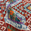 Hand-Knotted Multi Geometric Vegetable Kilim Area Rug – 2' 9" x 4' 1" ft (85 x 125 cm) | SKU: Y39680
