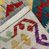Hand-Knotted Multi Geometric Vegetable Kilim Runner – 2' 8" x 9' 7" ft (81 x 292 cm) | SKU: Y39681