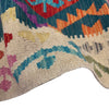 Hand-Knotted Multi Geometric Vegetable Kilim Runner – 2' 8" x 9' 7" ft (81 x 292 cm) | SKU: Y39681