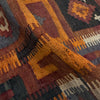 Hand-Knotted Multi Floral Maimana Kilim Area Rug – 6' 2" x 9' 9" ft (188 x 297 cm) | SKU: Y39731